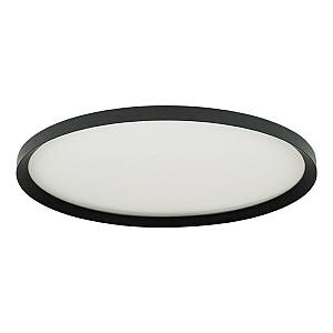 CEILING LED LIGHT 56W 2700K-3200K-4000K DALI SANDY BLACK - METAL - ALUMINIUM - MICROPRISMATIC DIFFUSER