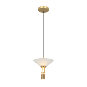 PENDANT LED LIGHT 10W 3000K ALUMINIUM GOLD