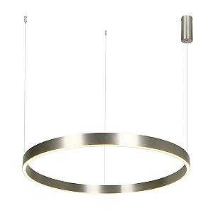 PENDANT LED LIGHT UP-DOWN 70W 3000K ELECTROPLATE BRUSHED NICKEL ALUMINIUM - ACRYLIC