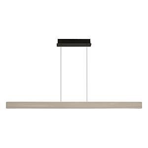 PENDANT LED LINE LIGHT 40W 3000K TRIAC BRUSHED GREY -ALUMINIUM - BLACK METAL