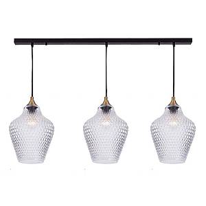 PENDANT LIGHT 3XE27 MAX 40W BLACK