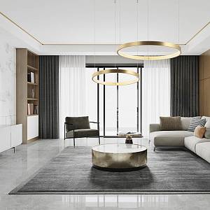 PENDANT LIGHT 34W 3000K ALUMINIUM-ACRYLIC   BRUSHED GOLD MATT