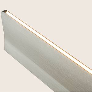 PENDANT LED LINE LIGHT 40W 3000K TRIAC BRUSHED GREY -ALUMINIUM - BLACK METAL