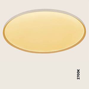 CEILING LED LIGHT 84W 2700K-3200K-4000K DALI SANDY WHITE - METAL - ALUMINIUM - MICROPRISMATIC DIFFUSER