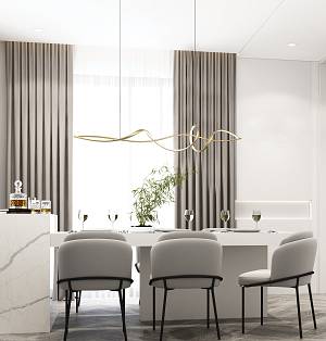 PENDAN LED LIGHT 27W 3000K ALUMINIUM  GOLD