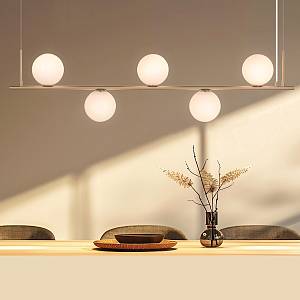 PENDANT LIGHT 5XE14 GOLD