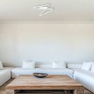 CEILING LIGHT 45W 3000K ALUMINUM&SILICON SANDY WHITE