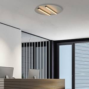 CEILING LED LIGHT 28W 3000K BLACK MATT STICK - SANDY GREY BASE