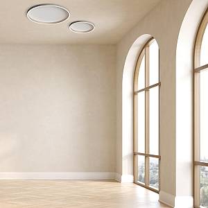 CEILING LED LIGHT 27W 2700K-3000K-4000K BRUSHED SILVER