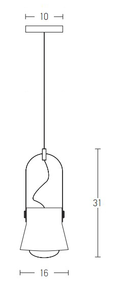 PENDANT 1L WHITE-WOOD