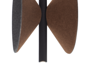 PENDANT LED LIGHT 3X2W 3000K ACOUSTIC BROWN-GREY