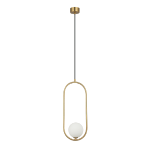 PENDANT LAMP G9 MAX 7W METAL GOLD