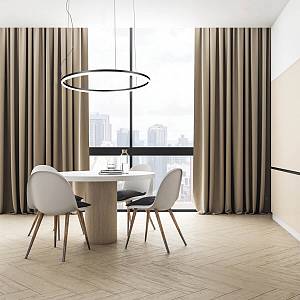 84W LED PENDANT LIGHT  83W 3000K   ALUMINIUM & ACRYLIC BLACK