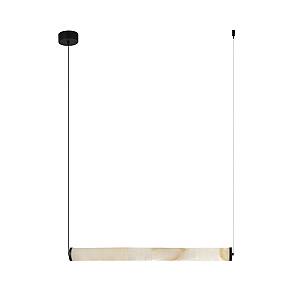 PENDANT LED LINE LIGHT 20W 3000K TRIAC SANDY BLACK - ALABASTER