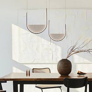 PENDANT LED LIGHT 20W 3000K,4000K BLACK-LIGHT GREY