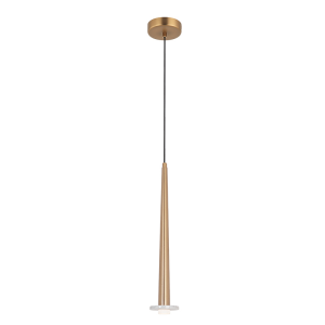 PENDANT LED LIGHT 6W 3000K ALUMINUM -MARBLE GOLD MATT