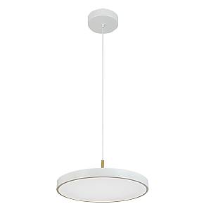 PENDANT LED LIGHT 17W 3000K WHITE MATT - BRUSHED BRASS