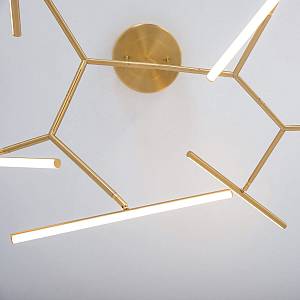 CEILING LIGHT 69W 3000K  ALUMINUM & SILICON  GOLD MATT