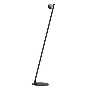 FLOOR LED LIGHT 7W 3000K SANDY BLACK BASE - CHAMPAGNE SHADE 359° MOVABLE