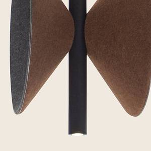 PENDANT LED LIGHT 3X2W 3000K ACOUSTIC BROWN-GREY