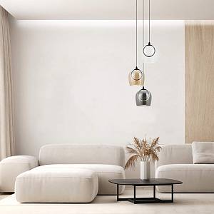 PENDANT LED LIGHT 18W 3000K METAL-GLASS