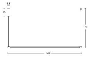 LED PENDANT  LAMP 19W 3000K ALUMINIUM   GOLD