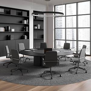 PENDANT LED LIGHT 45W 3000K ALUMINIUM BLACK