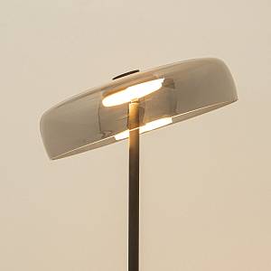 FLOOR LED LIGHT 15W 3000K METAL-GLASS BLACK