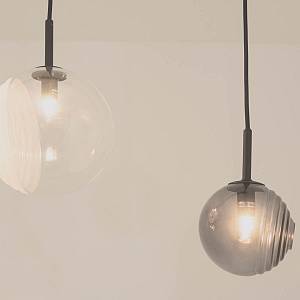 LINE LIGHT 5ΧG9 MAX 5W METAL-GLASS, CLEAR-FROST WHITE-SMOKED