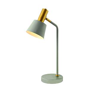 TABLE LAMP E14 MAX 25W IRON    GREY- GREEN-GOLD   ON/OFF SWITCH