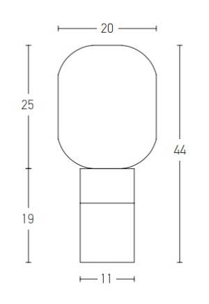 TABLE LAMP E27 MAX 25W GLASS  AMBER -BRASS - WHITE  ON/OFF SWITCH