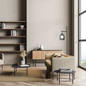 FLOOR LAMP G9 SMOKE-OPAL GLASS / BLACK MARBLE