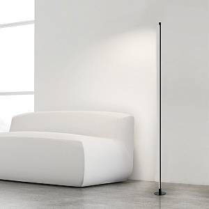 LED FLOOR 20W 3000K  ALUMINIUM  BLACK