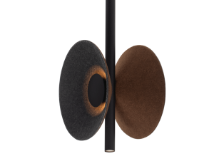 PENDANT LED LIGHT 3X2W 3000K ACOUSTIC BROWN-GREY