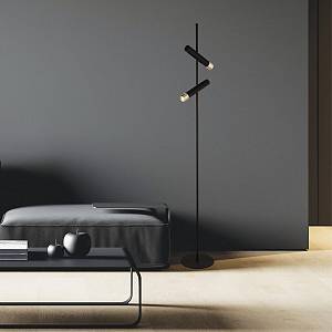 FLOOR LED LAMP 7W 3000K METAL BLACK GOLD