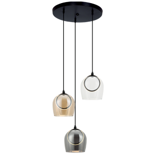 PENDANT LED LIGHT 18W 3000K METAL-GLASS