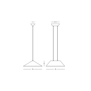 PENDANT LED LIGHT 12W SMD 3000K ACOUSTIC GREY