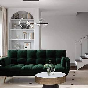 PENDANT LED LIGHT 14W + 7XG9 METAL-GLASS BLACK