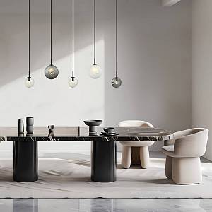 LINE LIGHT 5ΧG9 MAX 5W METAL-GLASS, CLEAR-FROST WHITE-SMOKED