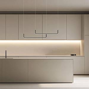 PENDANT LED LIGHT 40W 3000K ALUMINIUM-SILICONE BLACK  MATT