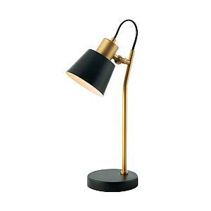 TABLE LAMP E14 MAX 25W IRON BLACK - GOLD   ON /OFF SWITCH