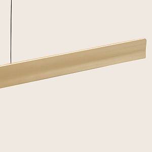 PENDANT LED LINE LIGHT 46W 3000K TRIAC BRUSHED GOLD -ALUMINIUM - BLACK METAL