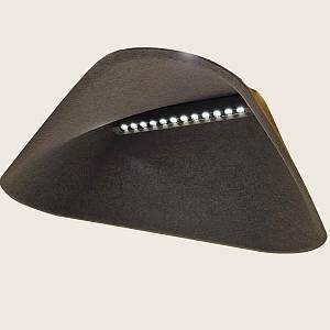 PENDANT LED LIGHT 8W SMD 3000K ACOUSTIC BROWN-GREY