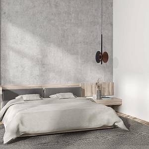 PENDANT LED LIGHT 3X2W 3000K ACOUSTIC BROWN-GREY