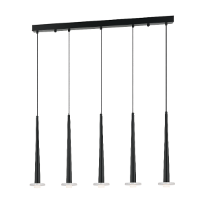 PENDANT LED LIGHT 14W 3000K ALUMINUM -MARBLE BLACK