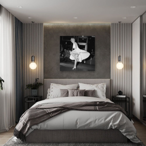 M098 - Πίνακας Marilyn ασπρόμαυρο