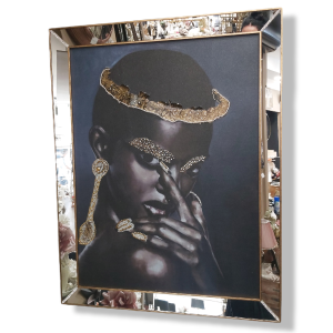 ID01 - Πίνακας γυναίκα με κοσμήματα