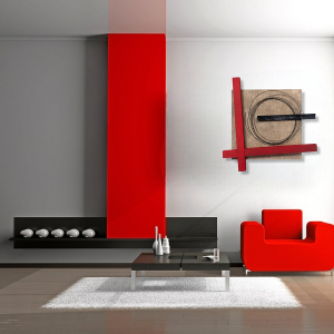 TC112 - Πίνακας 3D με κόκκινη λεπτομέρεια (ΑΚΟΛΟΥΘΕΙ ΒΙΝΤΕΟ)