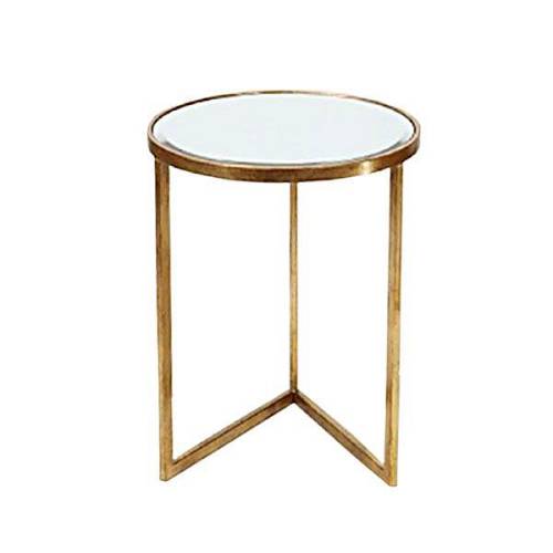 ΤΡΑΠΕΖΑΚΙ ΣΑΛΟΝΙΟΥ ΜΕ ΚΑΘΡΕΦΤΗ ΜΕΤΑΛΛΙΚΟ