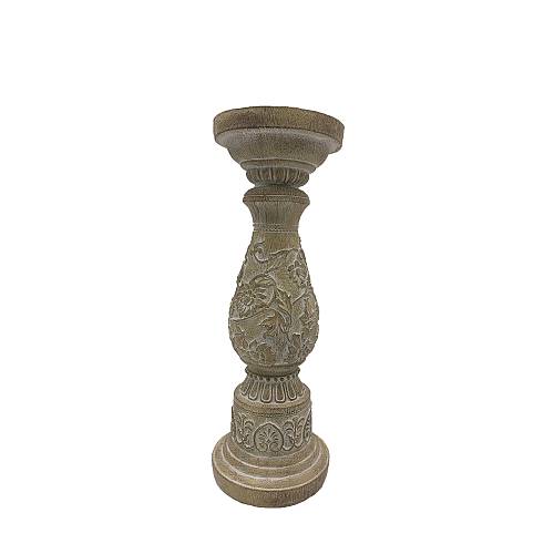 KAMAL ΚΗΡΟΠΗΓΙΟ POLYRESIN ΦΥΣΙΚΟ D10,7xH31,5cm